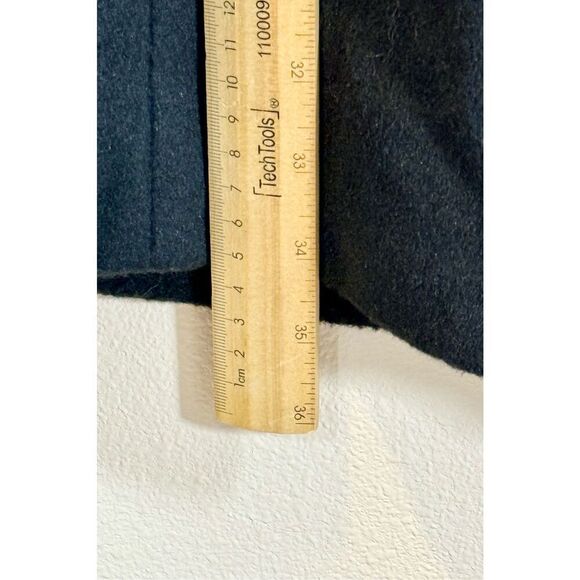 NWOT Cole Haan Rabbit Hair & Wool Blend Belted Hooded Mid Women's Coat Size 8US - Picture 11 of 13